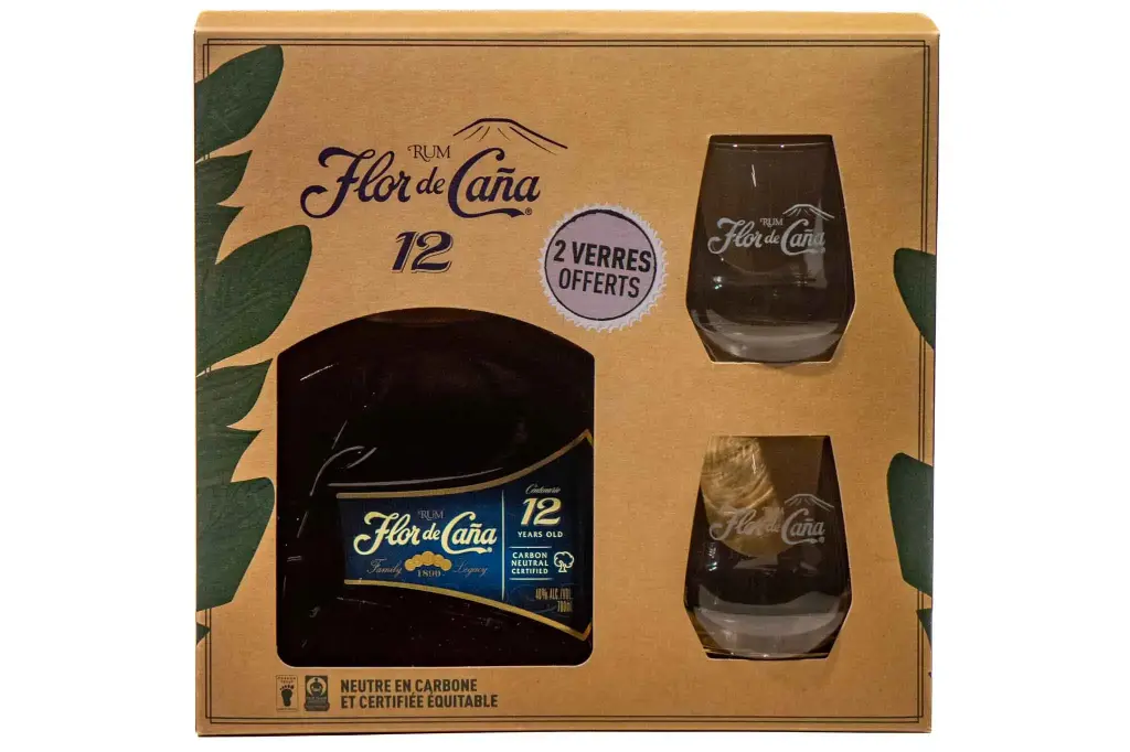 Flor de Cana 12 ans Giftbox - 40°