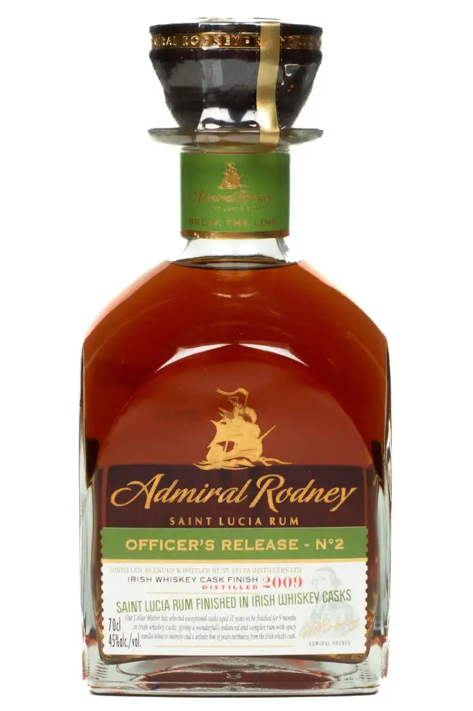 HMS Officer's Release N°2 Irish Whiskey Admiral Rodney - 45°