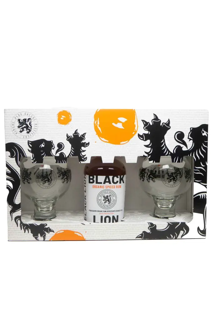 Black Lion Coffret + 2 verres - 40°