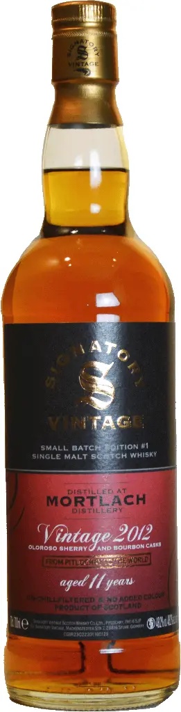 Mortlach 2012 11Y Signatory Vintage - 48,2°