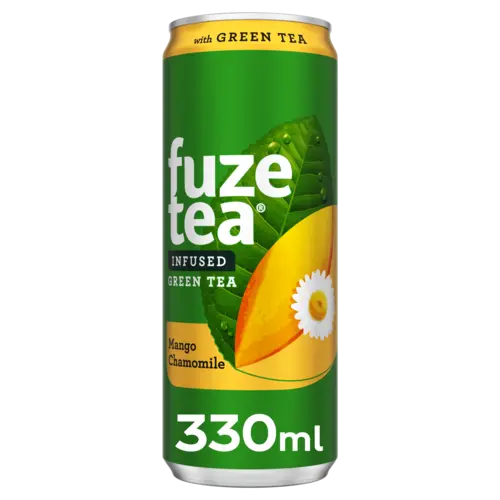 Fuze Tea Green Mango Camomille Cans
