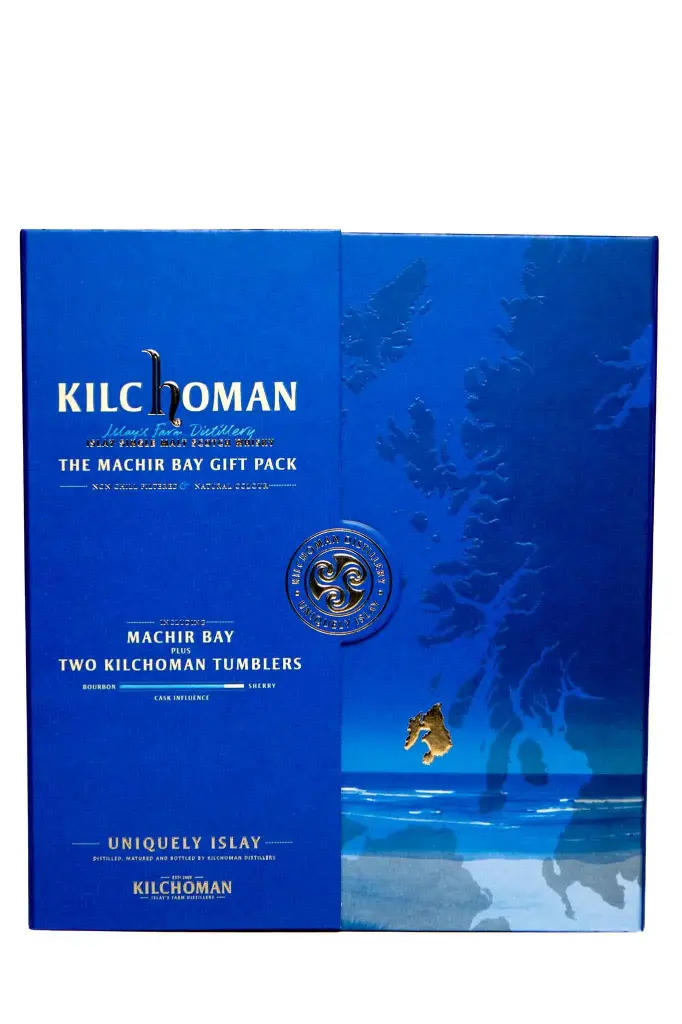 Kilchoman Machir Bay giftbox + 2 verres - 46°