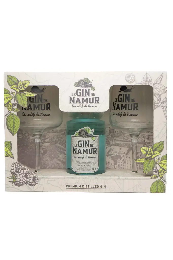 Gin de Namur Box Inédite Verres - 40°