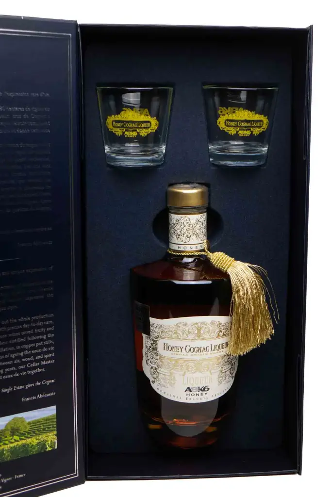 ABK6 Honey Cognac Liqueur Giftbox + 2 verres - 40°