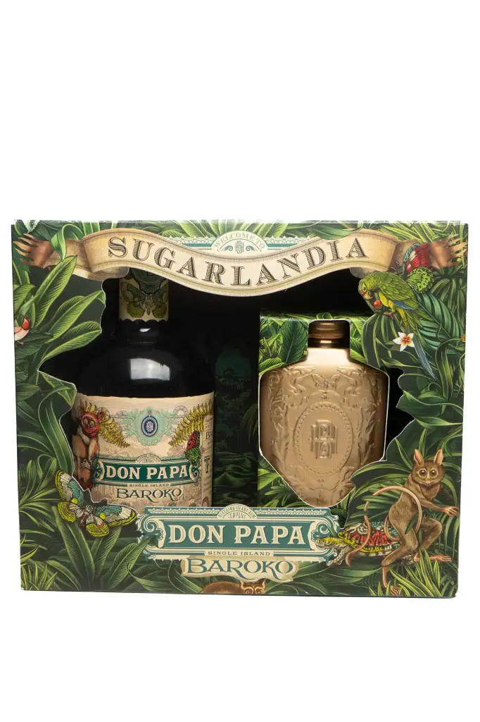 Don Papa Baroko Giftpack Hipflask - 40°