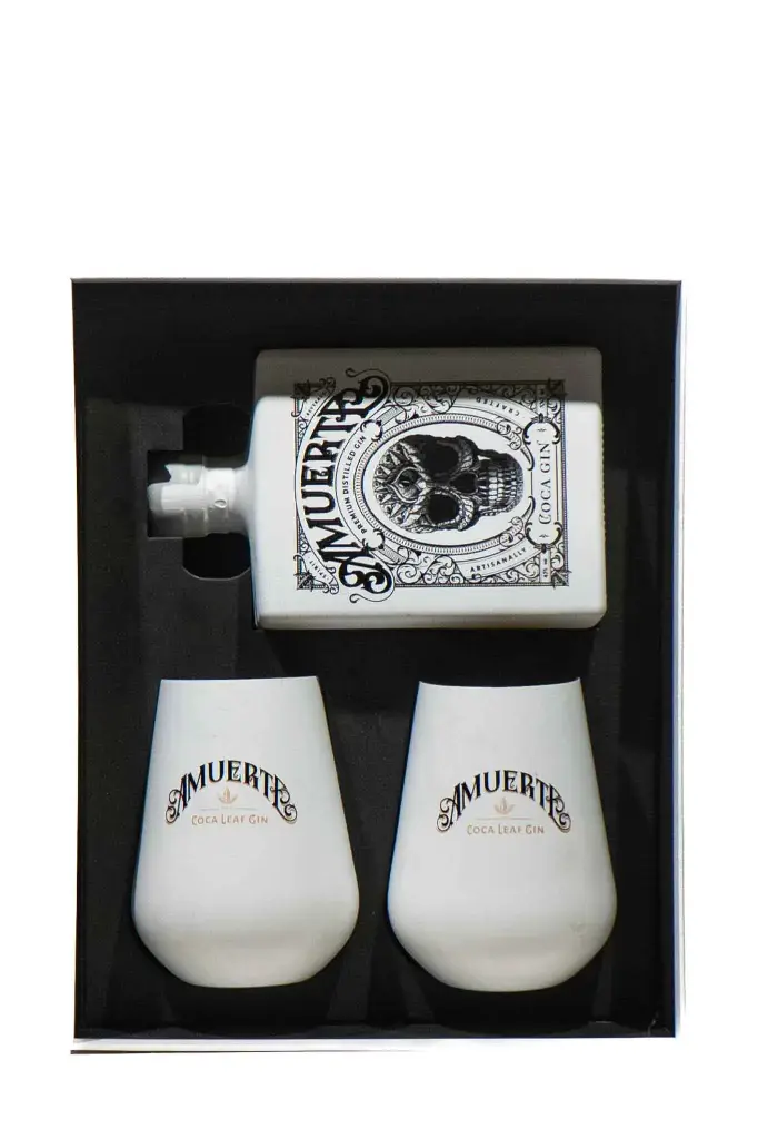 Amuerte White Edition Coffret + 2 verres - 43°