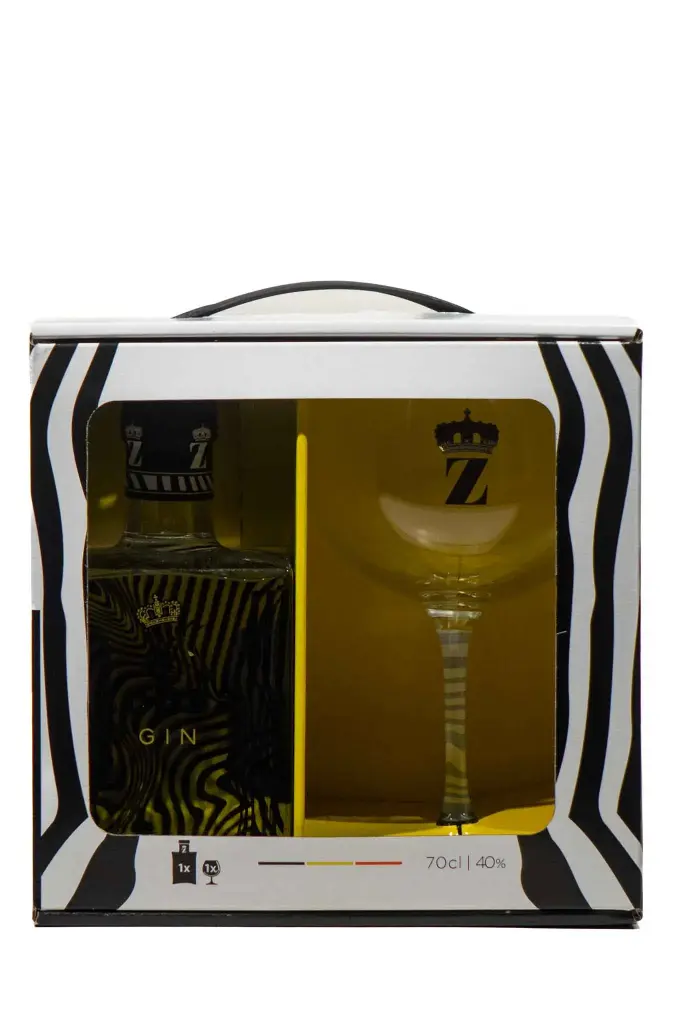 Zebra Gin Giftbox + Verre - 40°