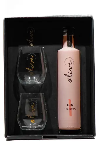 [301898] O'live Gin The Floral Giftbox verres - 40°
