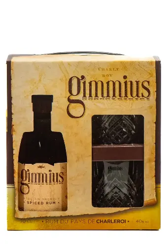 [303761] Gimmius Rhum Giftpack verres - 40°