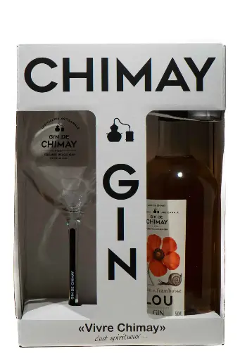 [301414] Gin De Chimay LOU COFFRET + Verre - 37,5°